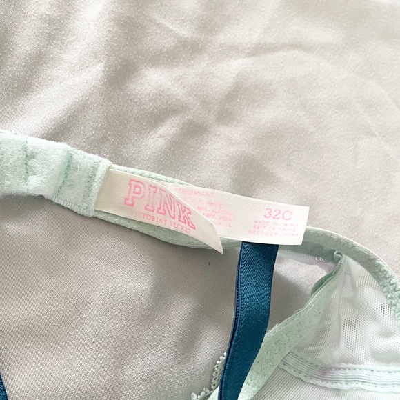 Pale blue Victoria Secret Bra 32C - Picture 3 of 4